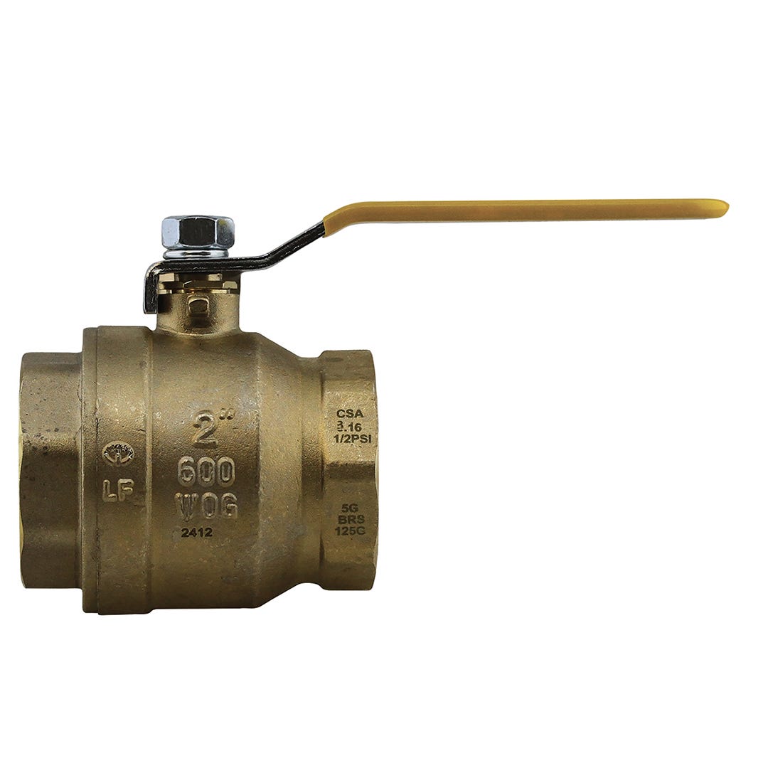 Full Port Lead-Free Ball Valve, 600CWP, 2 in., FPT, CSA 5G