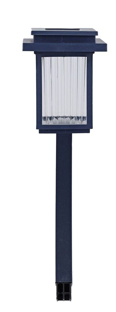 LED Solar Light Stake, Blue, Warm White