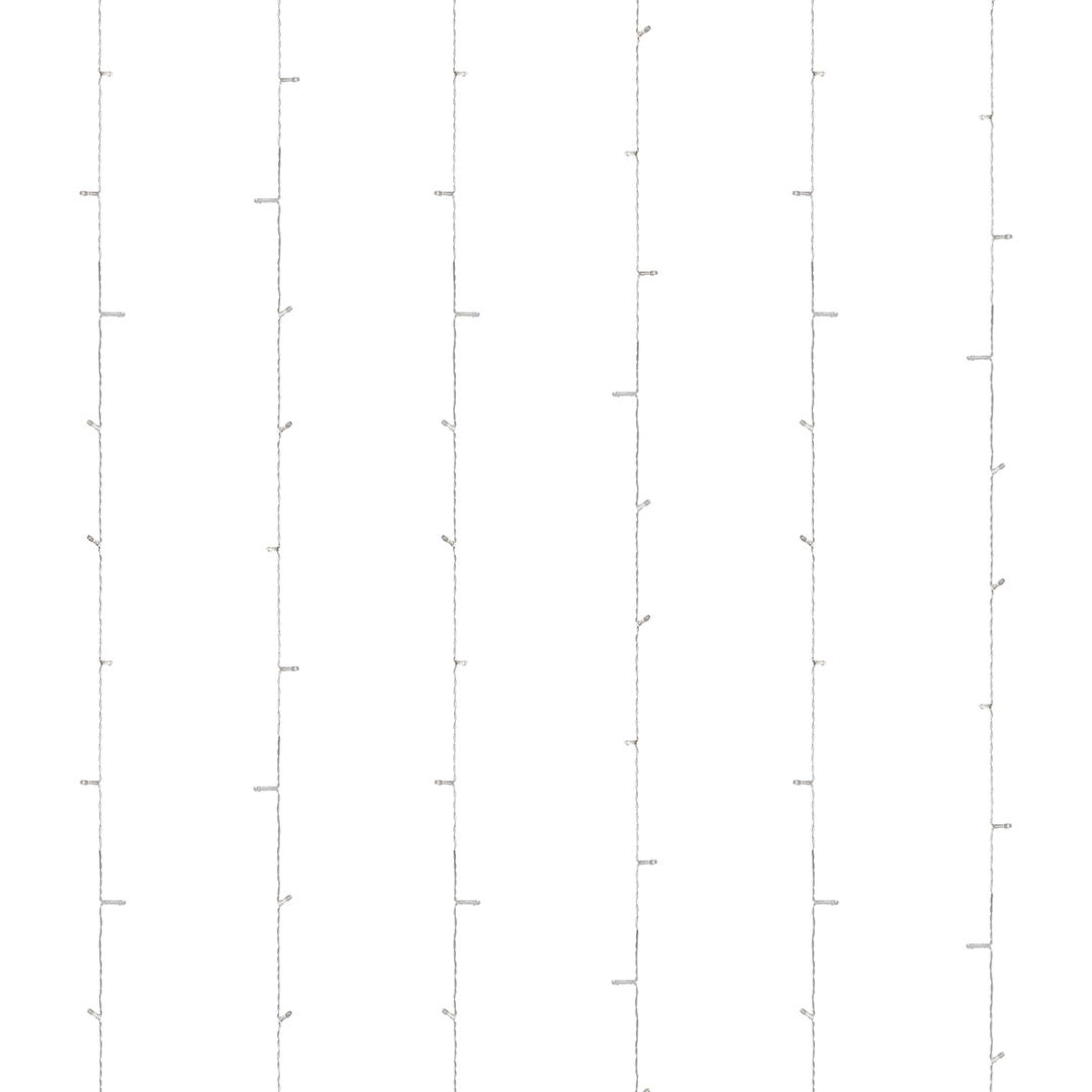 LED Solar Curtain Lights, 5mm, Warm White