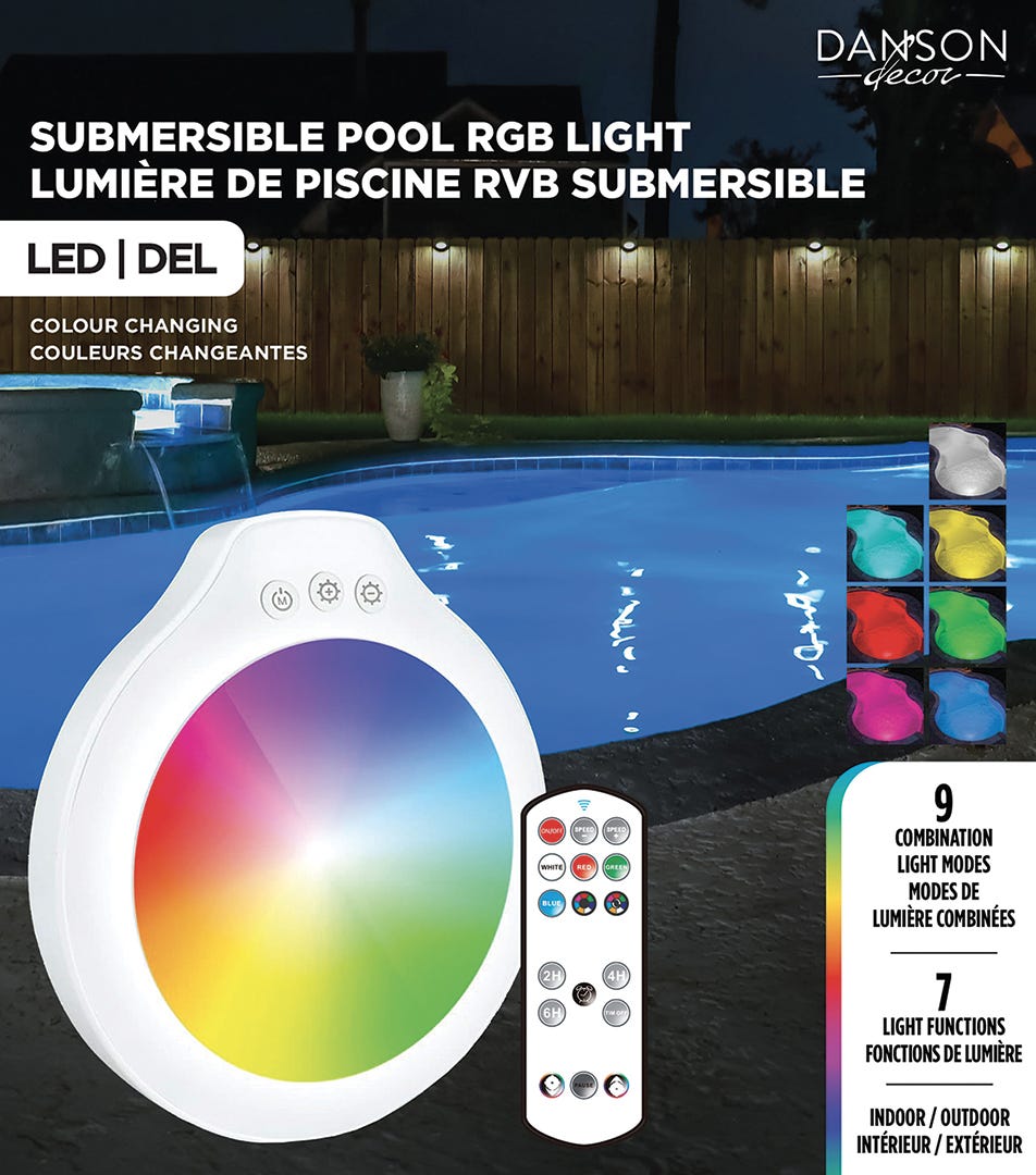 Super Bright LED Pool Light, RGB