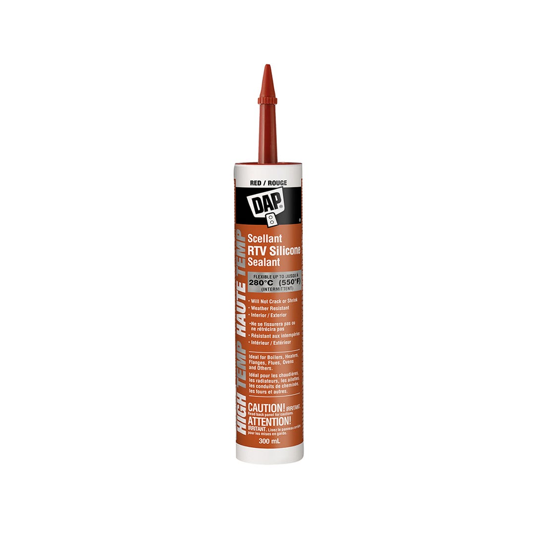 RTV Sealant, High temperature, 300 ml, Red