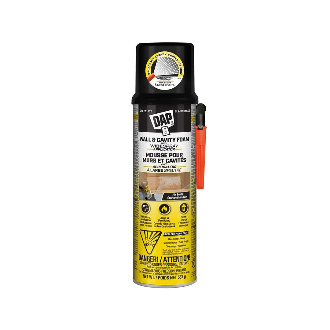 DAP Wall & Cavity Foam with Wide-Range Applicator, 567 g