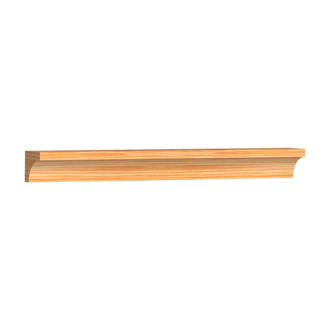 Solid Pine Casing, natural, 11/16 in. x 11/16 in. x 8 ft.