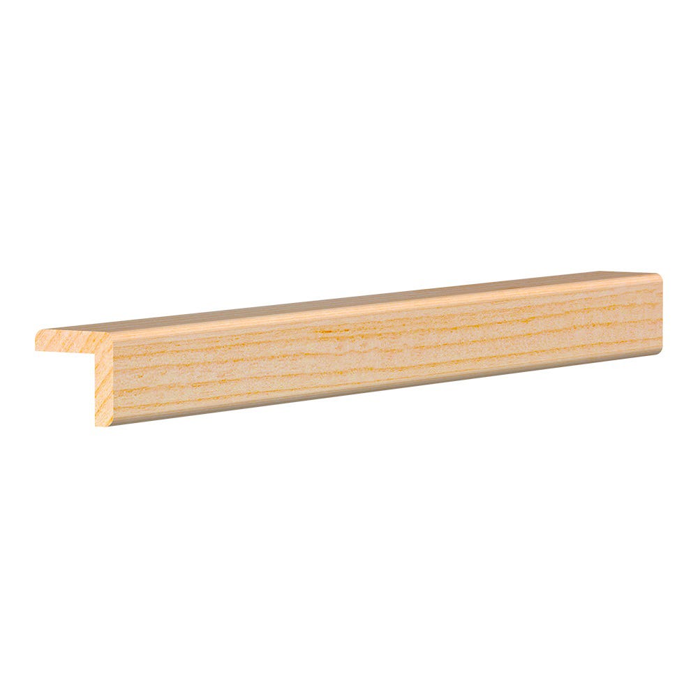Solid Pine Outside Corner, natural, 1-1/16 in. x 1-1/16 in. x 8 ft.