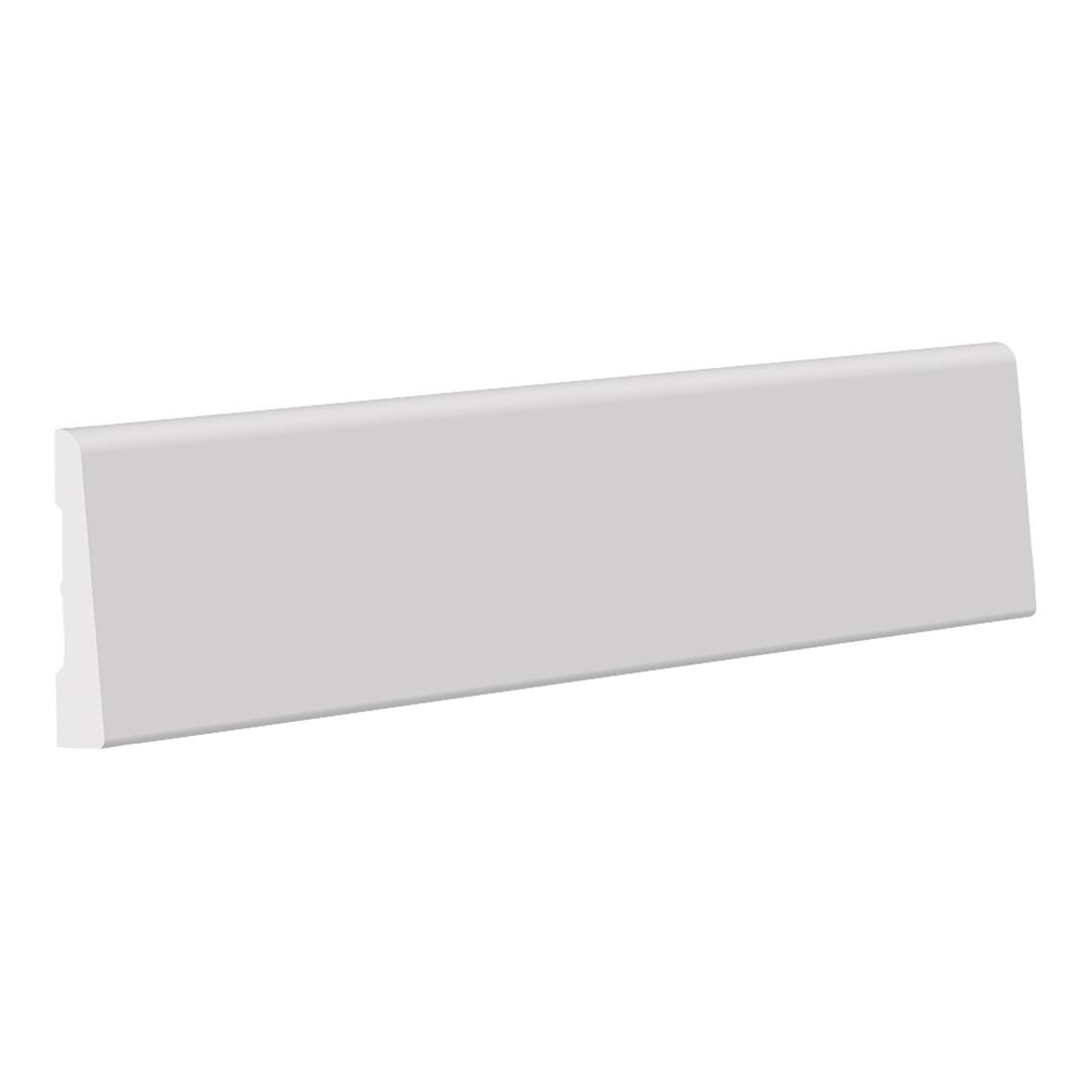 White PVC Framing, 3/8 in. x 2-1/8 in. x 7 ft.