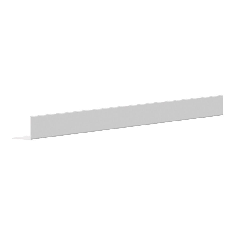 White PVC Angle Molding, 3/4 in. x 3/4 in. x 8 ft.