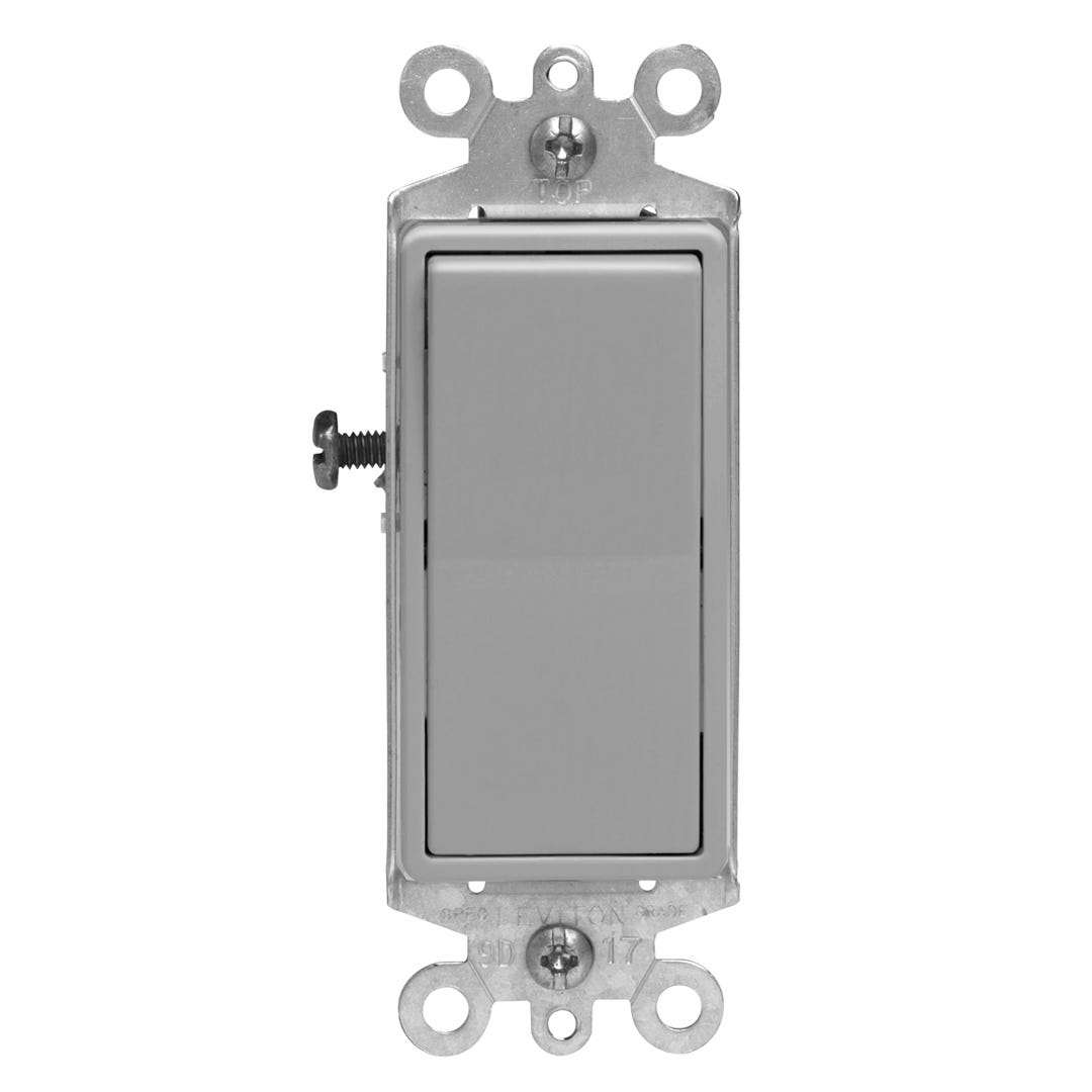 DECORA Switch, Single Pole, Gray