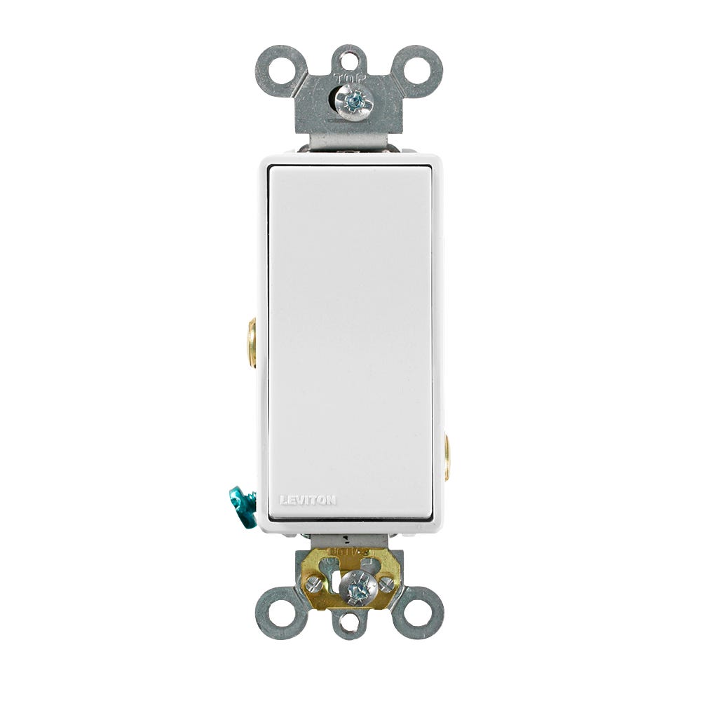 Commercial DECORA Switch, Single Pole, White