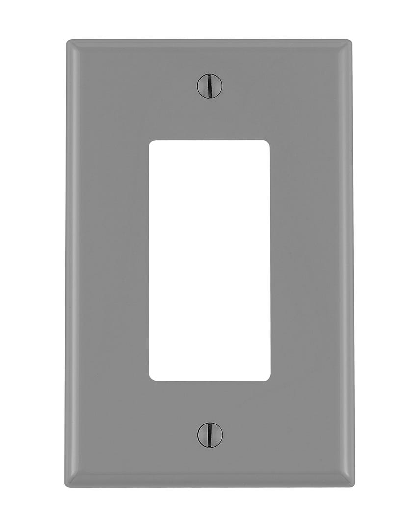 DECORA Wall Plate, Gray
