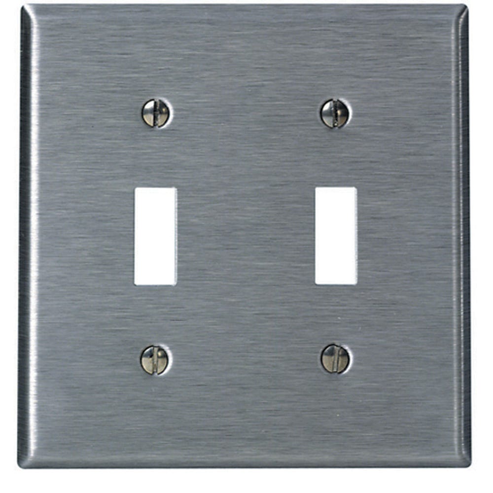 Double Toggle, Steel Wall Plate