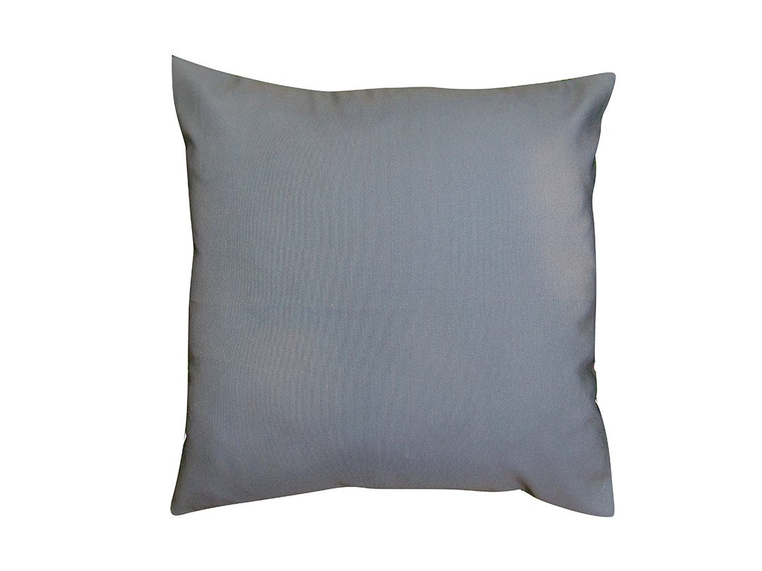 Outdoor Cushion in Solid Color, 18 in. x 18 in., Charcoal