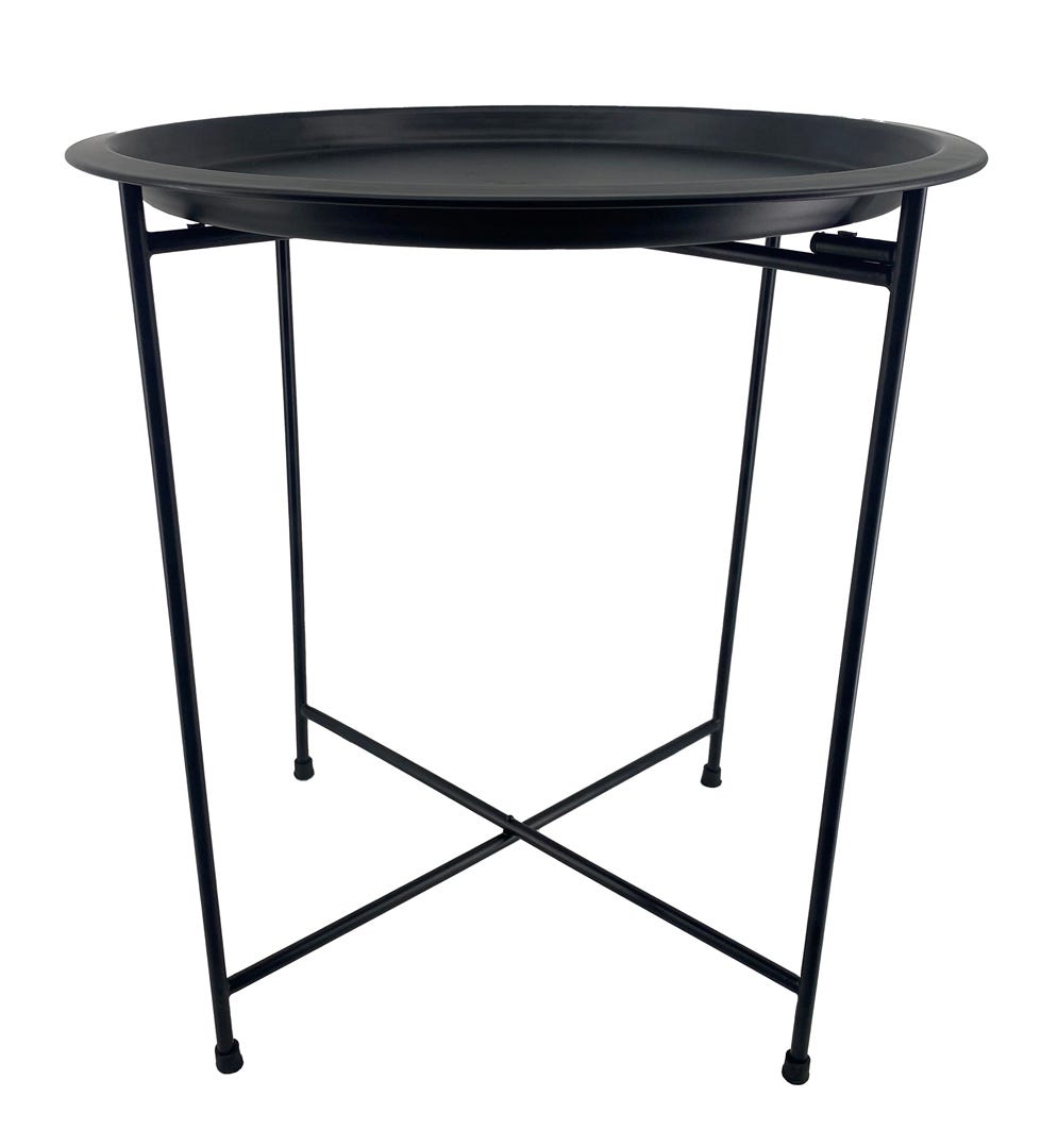 Small Folding Coffee Table, black