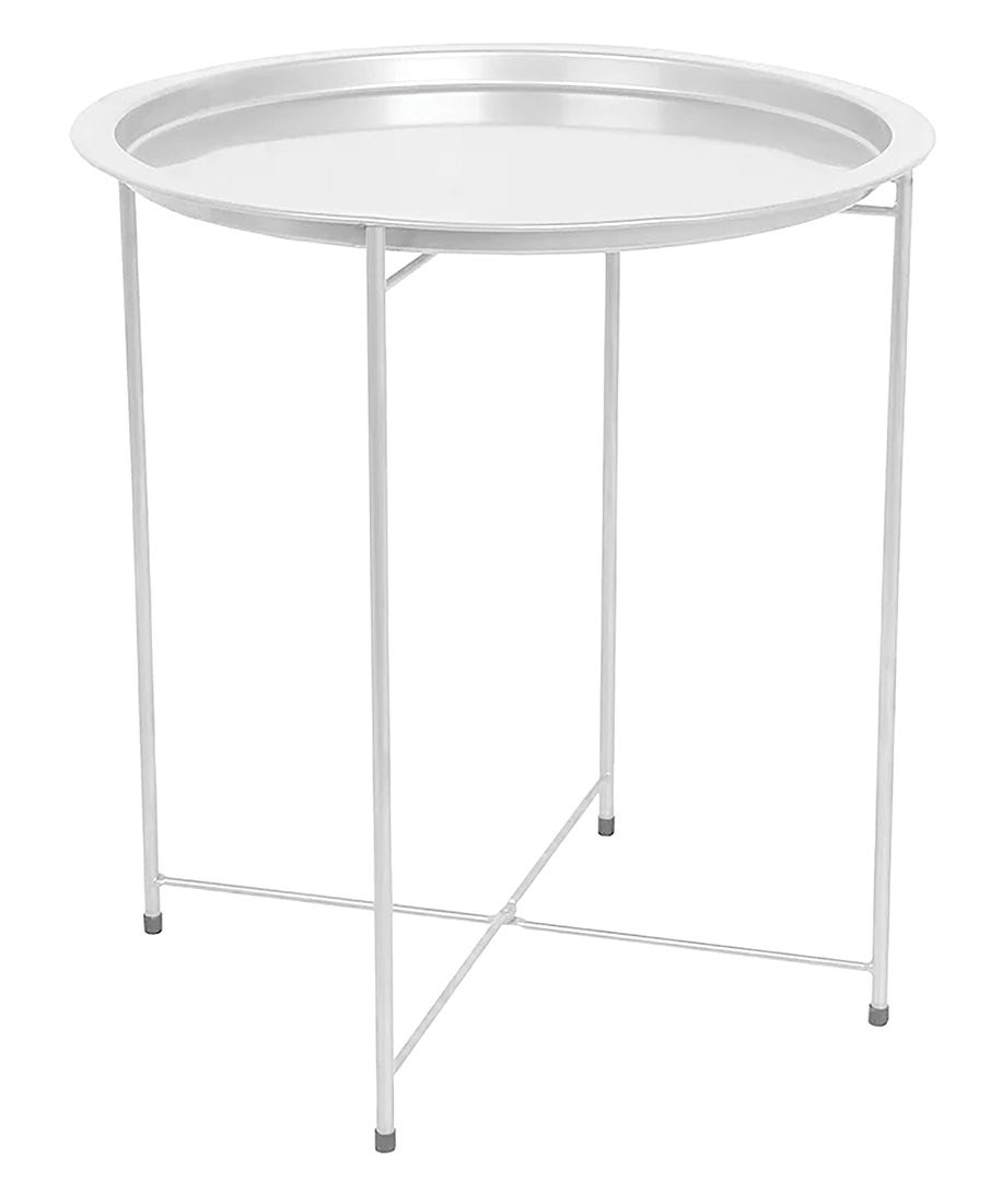 Small Folding Coffee Table, white