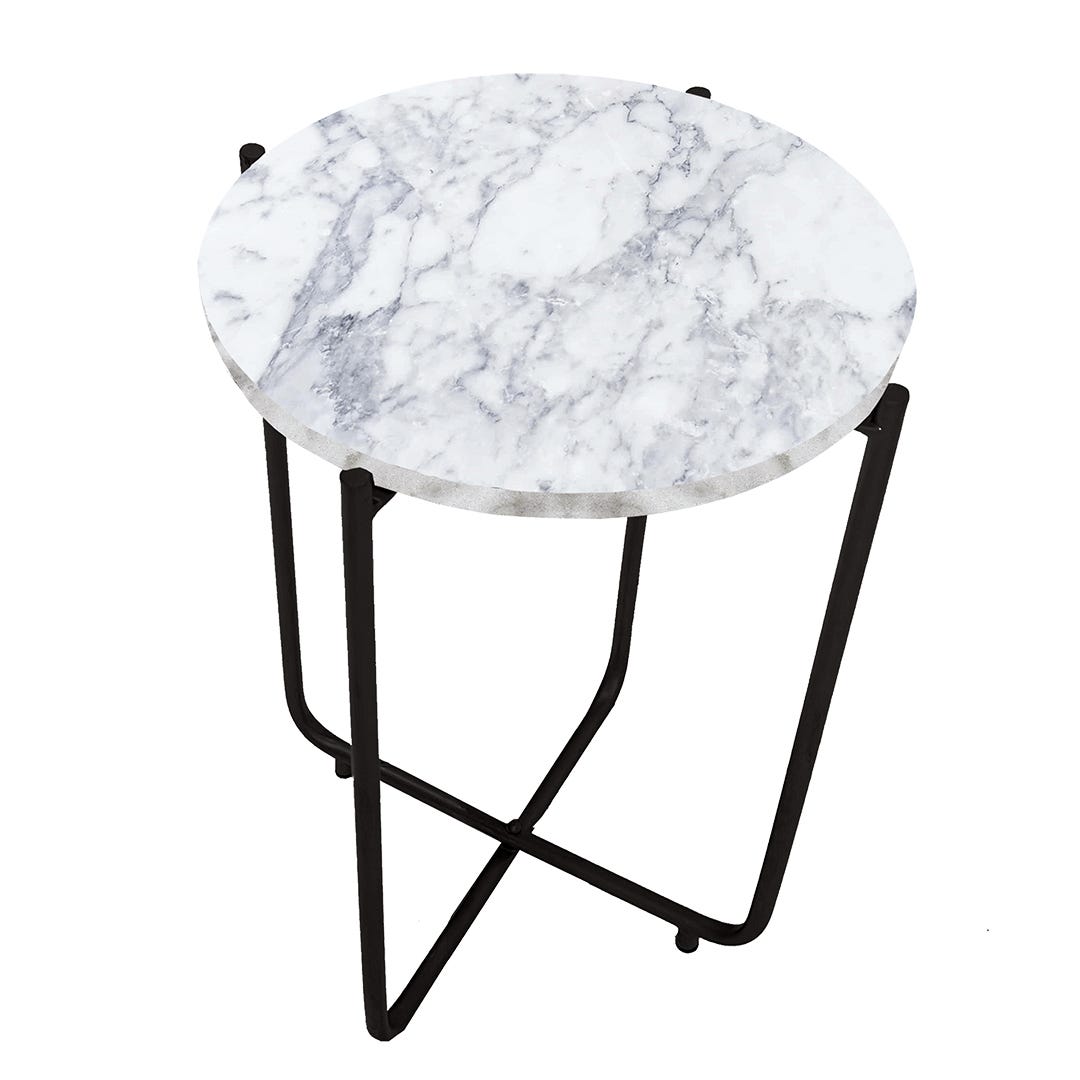 Folding Marble Tabletop Tray, 13 in. x 18,5 in. x 13 in.
