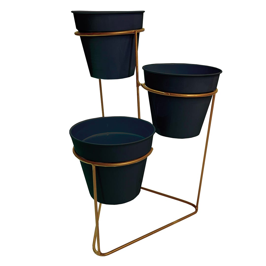Metal Planters and Pedestals