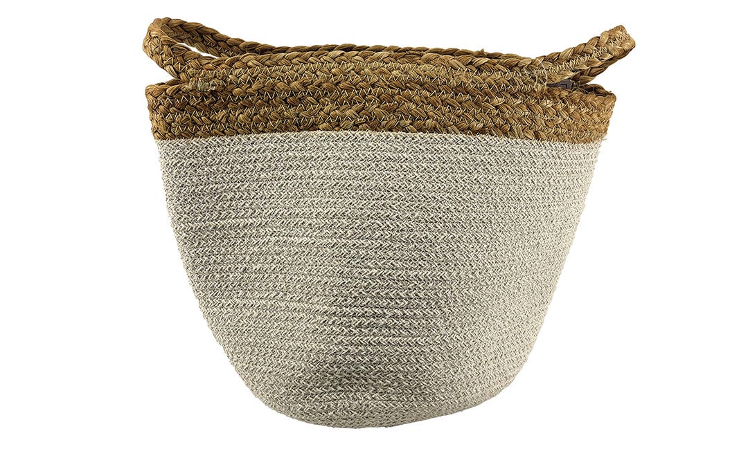 Large Cotton Basket, 10 in. x 11 in. x 10 in.