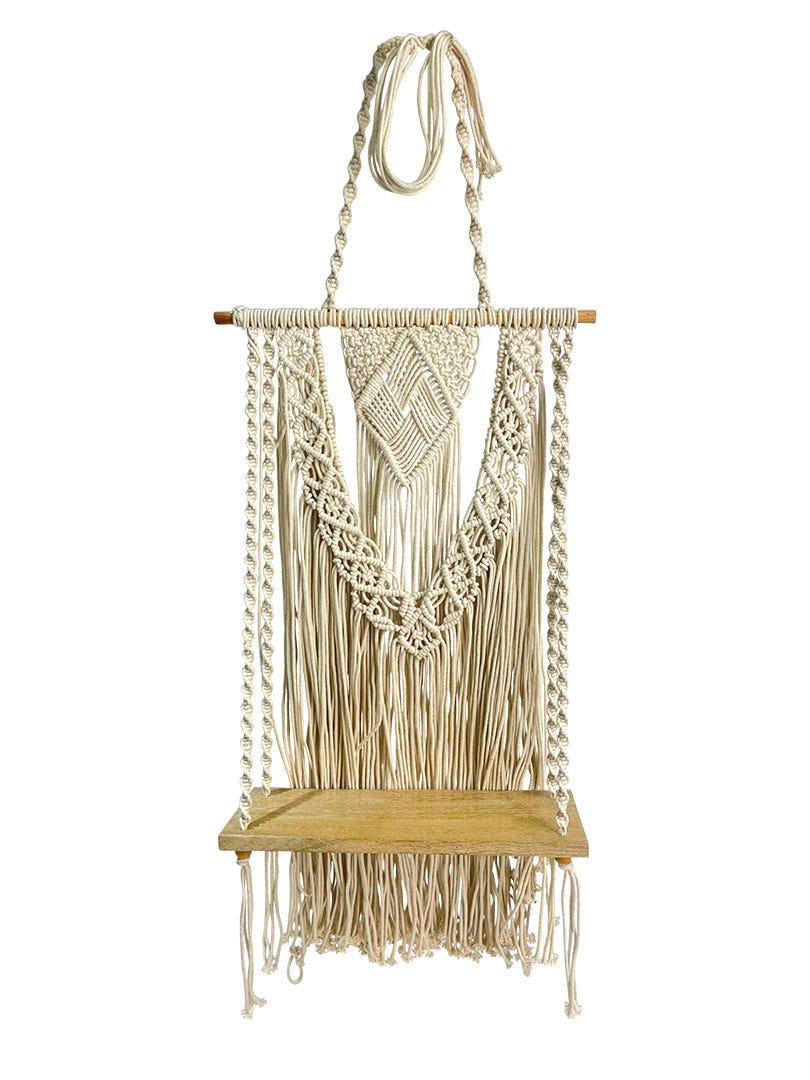 Macrame Wall Shelf