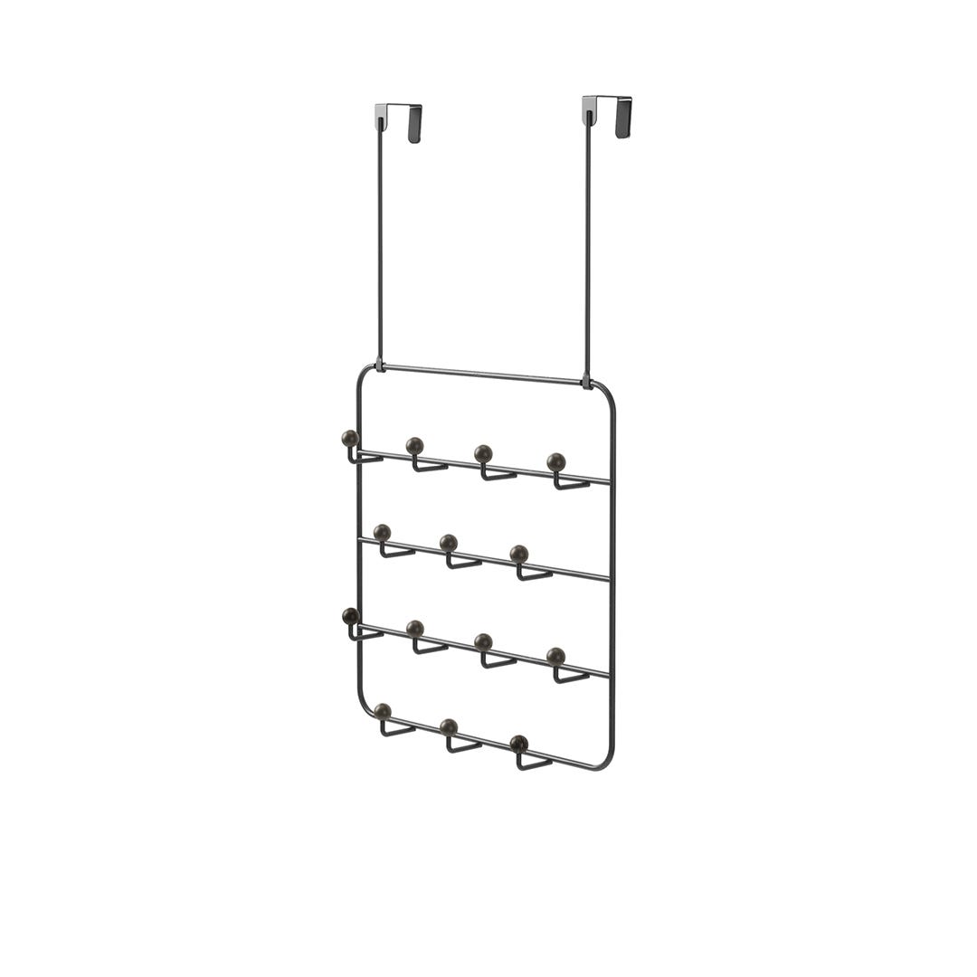 ESTIQUE Over-the-Door Multi-Organiser, Black