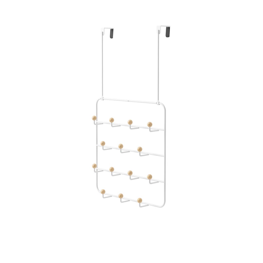 ESTIQUE Over-the-Door Multi-Organiser, White