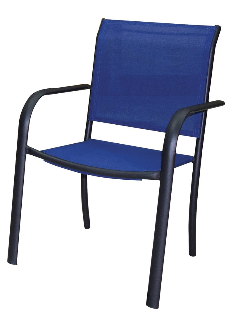SALERMO Chair, Black and Blue