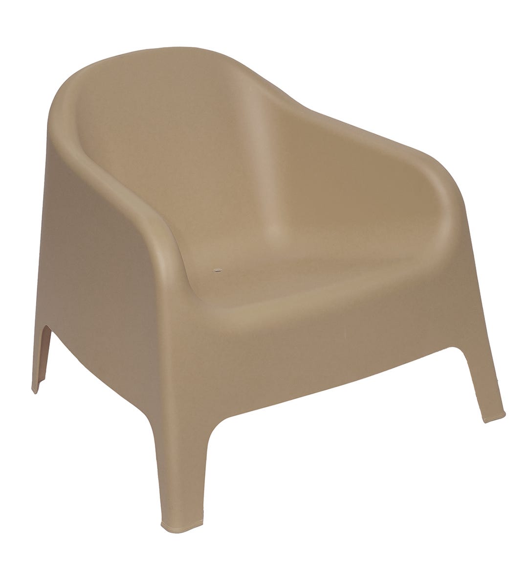 COZUMEL Molded Plastic Chair, Sand