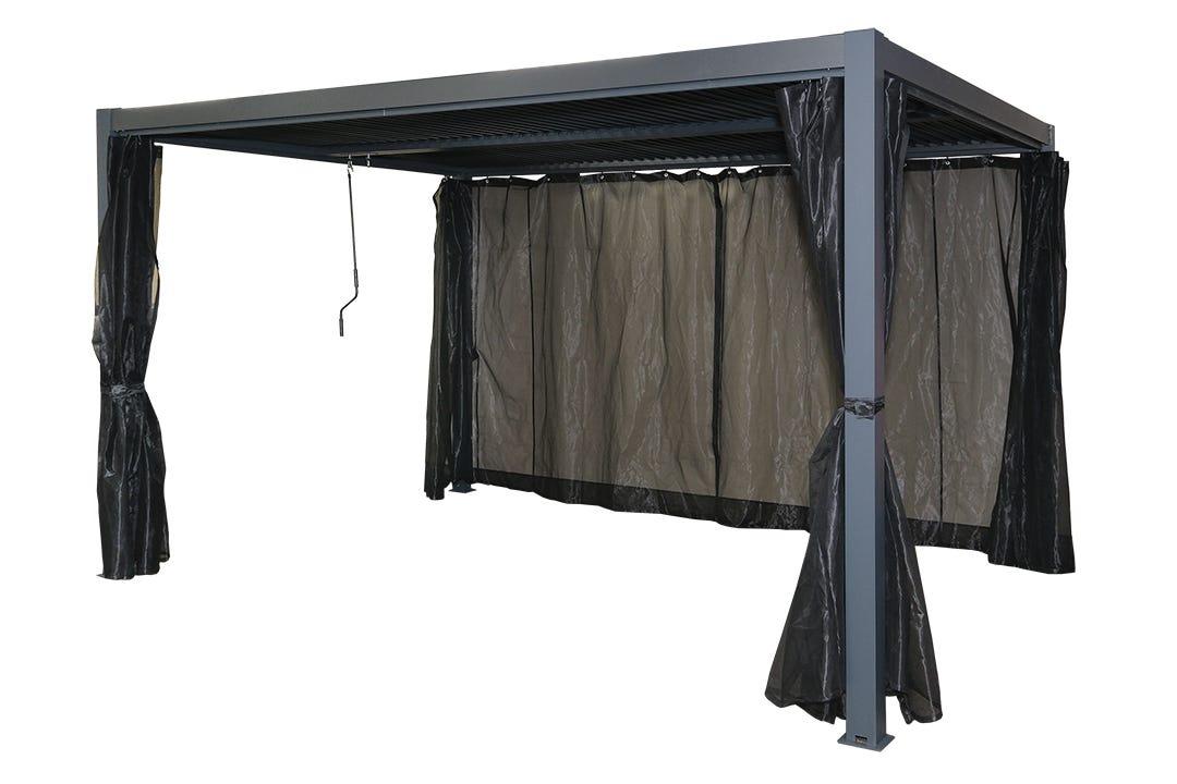 BORA Pergola with mosquito net, 10 ft x 12 ft.