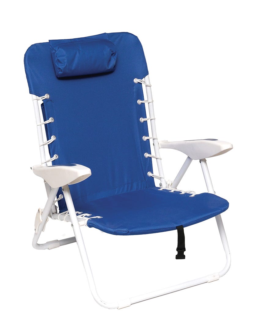 Folding Beach Chair (Assorted Color)