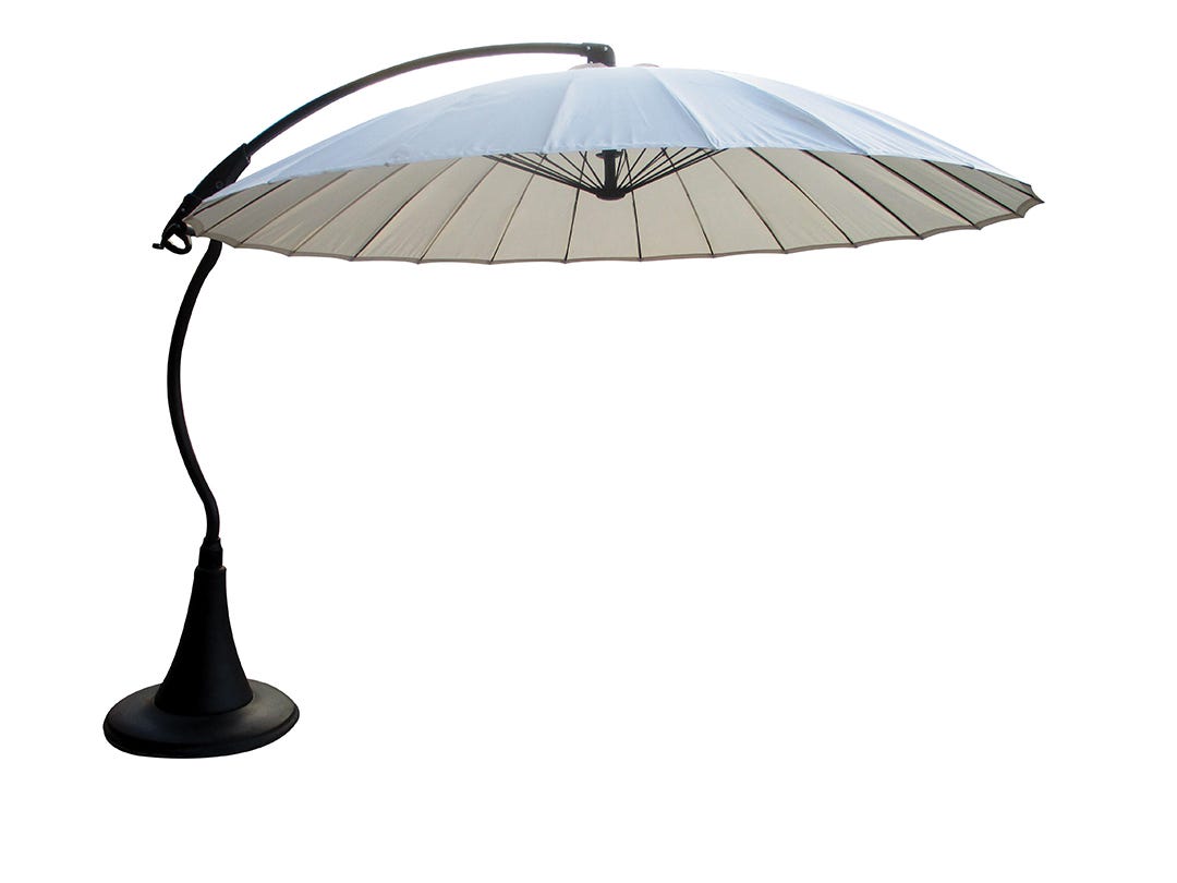CATALONIA Offset Umbrella, 10 ft., beige