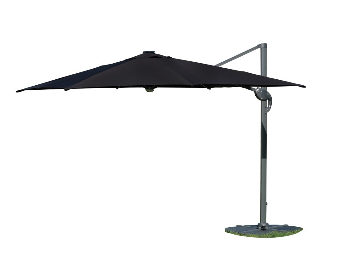 HAWAII Offset Umbrella, 10 ft., black