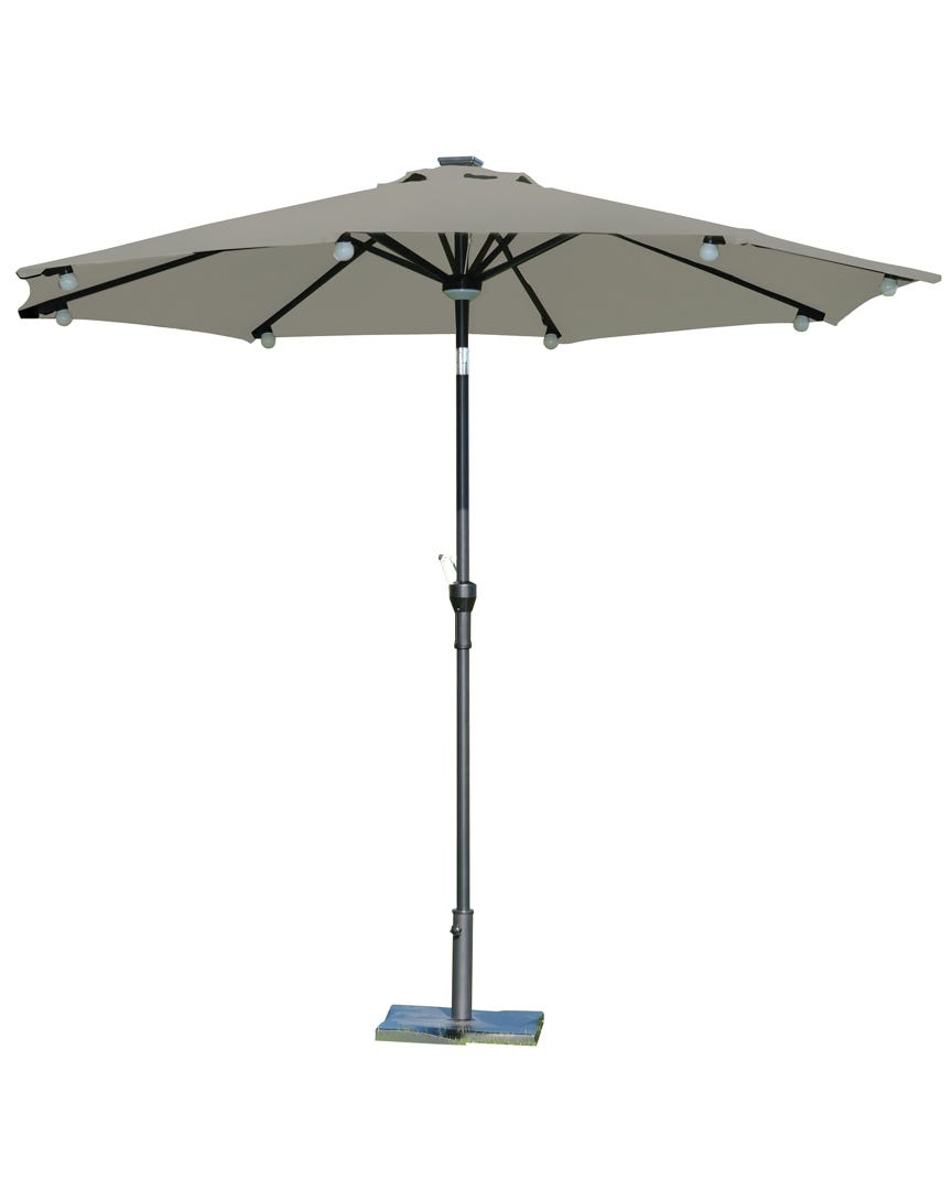 CAMEROSE Umbrella with LED, 9 ft., sand