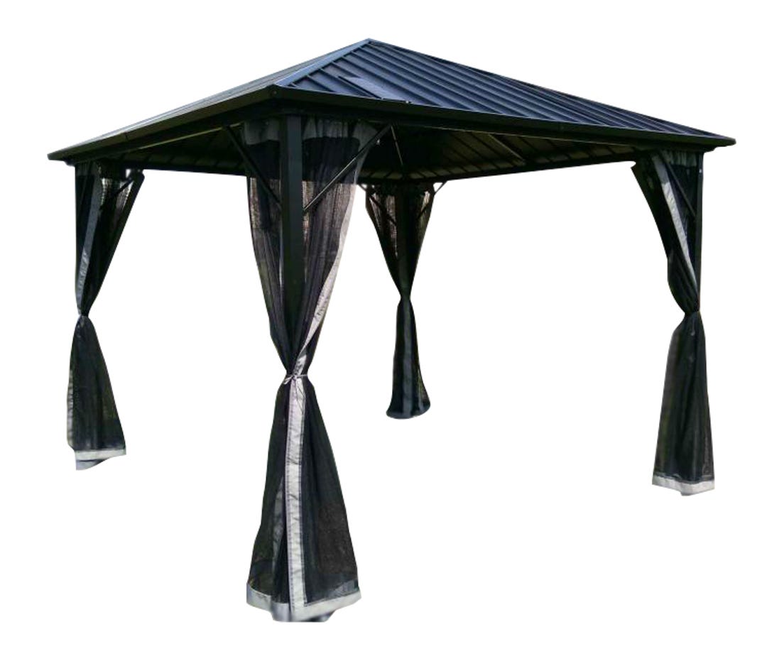 NIAGARA Gazebo with Mosquito Net and LED, 10 ft. x 10 ft.