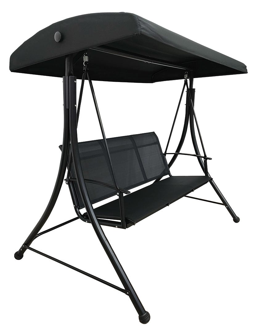 VERDUN Swing 3 Seaters, Black