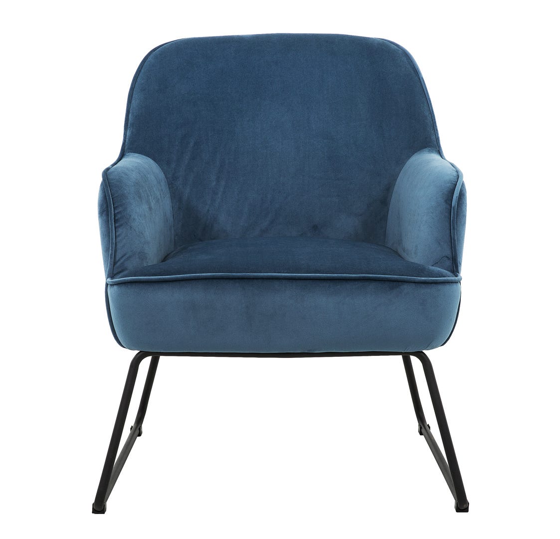 Scille Occasional Chair, navy blue