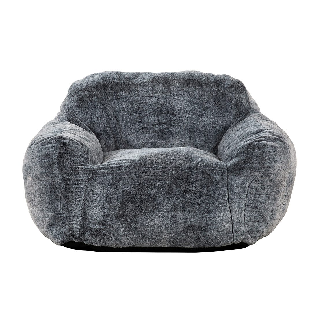 SEALY TORE Bean Bag Chair, Steel Blue