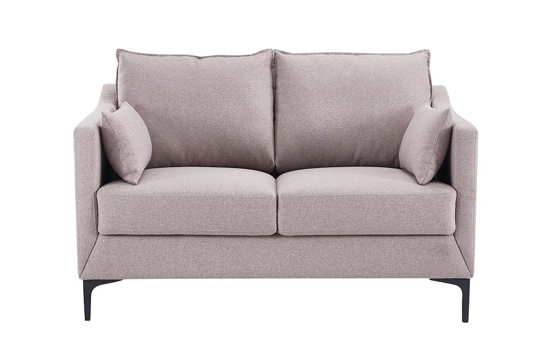 MIRAN Loveseat, Light Brown