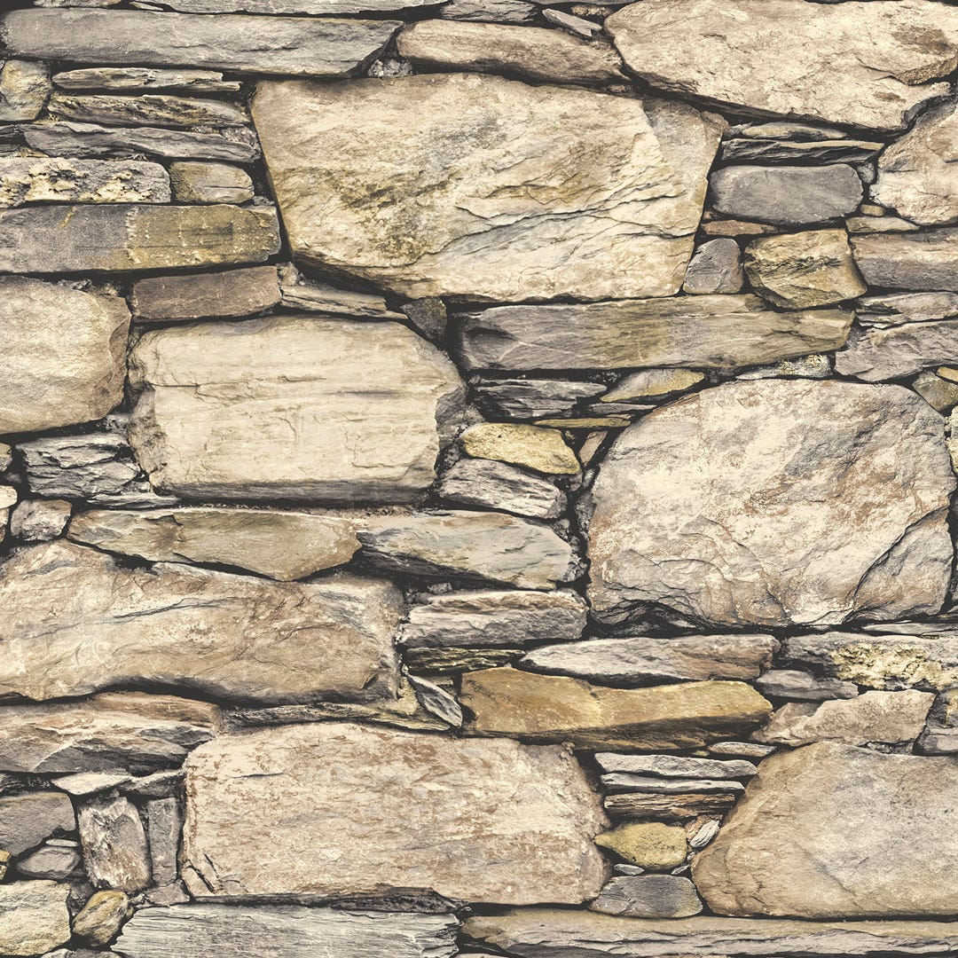 Wall Peel & Stick Wallpaper, HADRIAN STONE