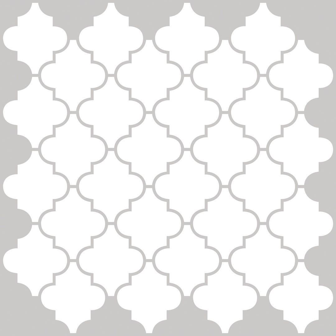 Peel & Stick Backsplash Tiles, QUATREFOIL
