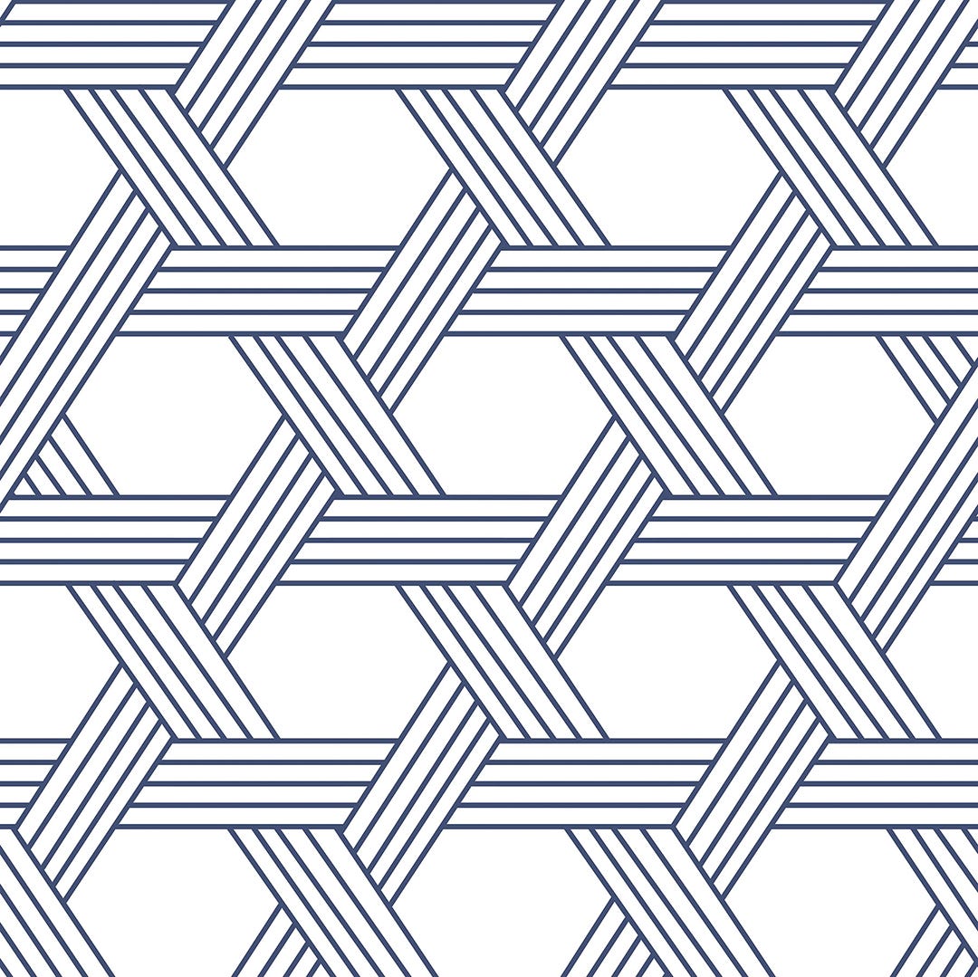 INDIGO ILLUSION Self-Adhesive Wallpaper