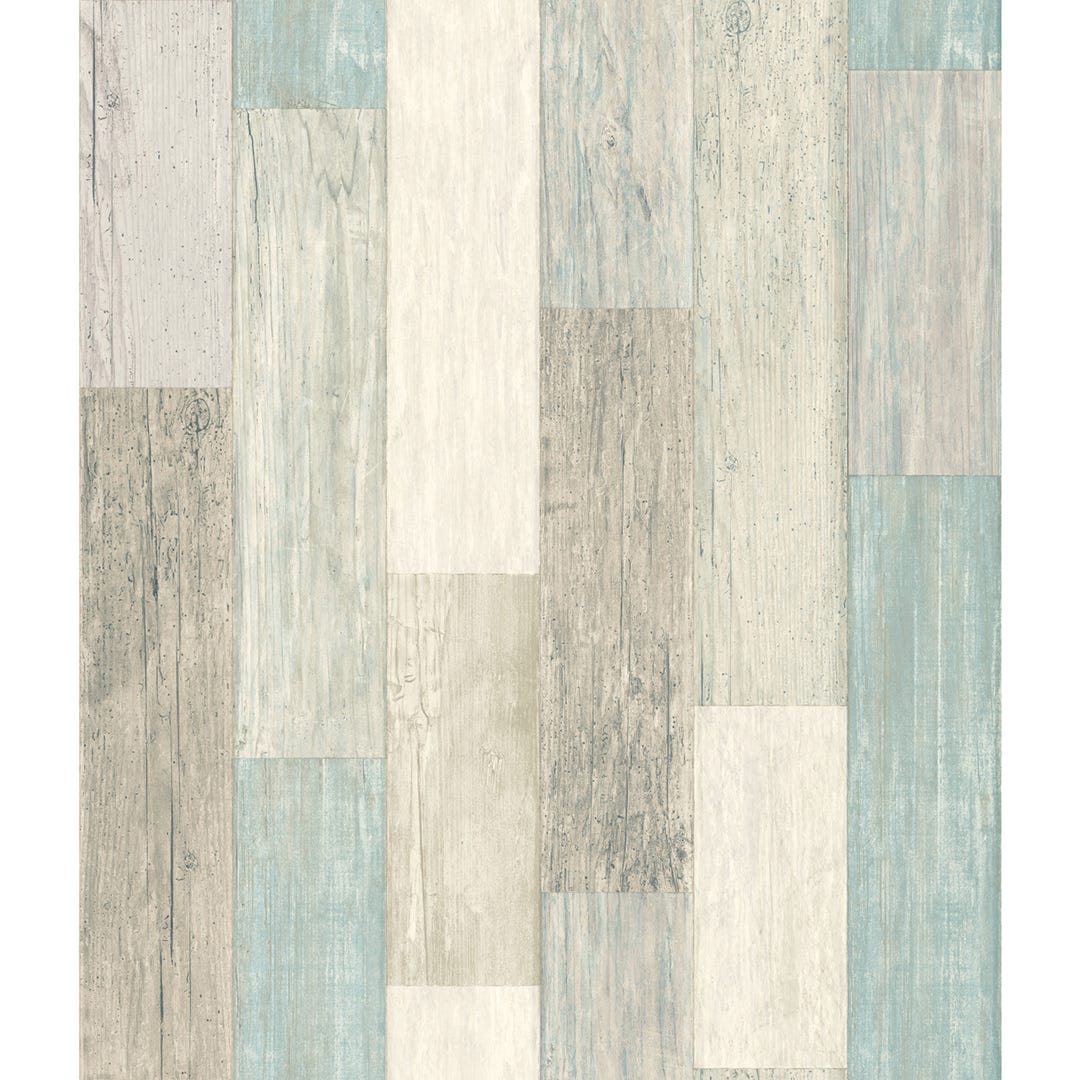 Coastal Weathered Plank Peel & Stick Wallpaper