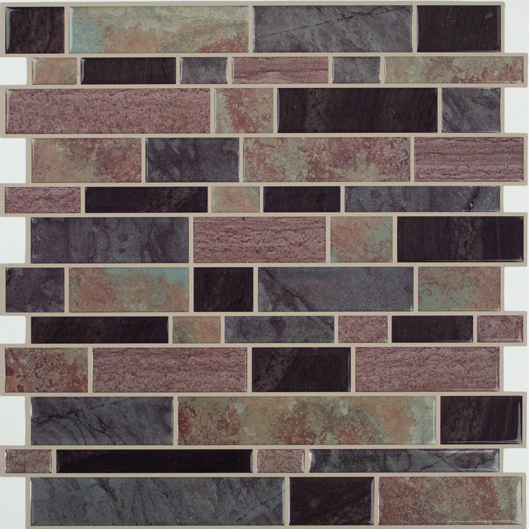 Modern Long Stone Tile Peel And Stick Backsplash