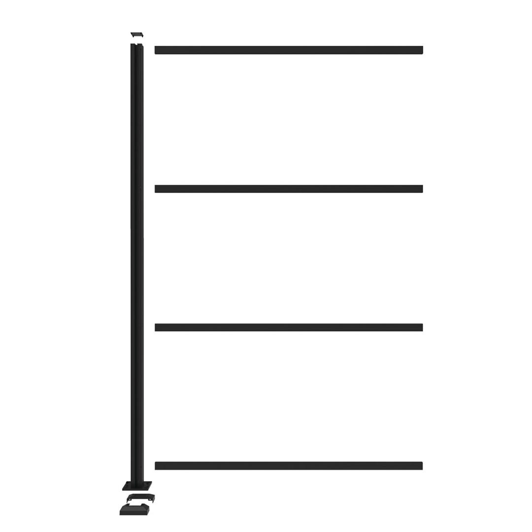 Aluminum Corner Extension, Structure for Decorative Panels, 2 ft. x 4 ft.