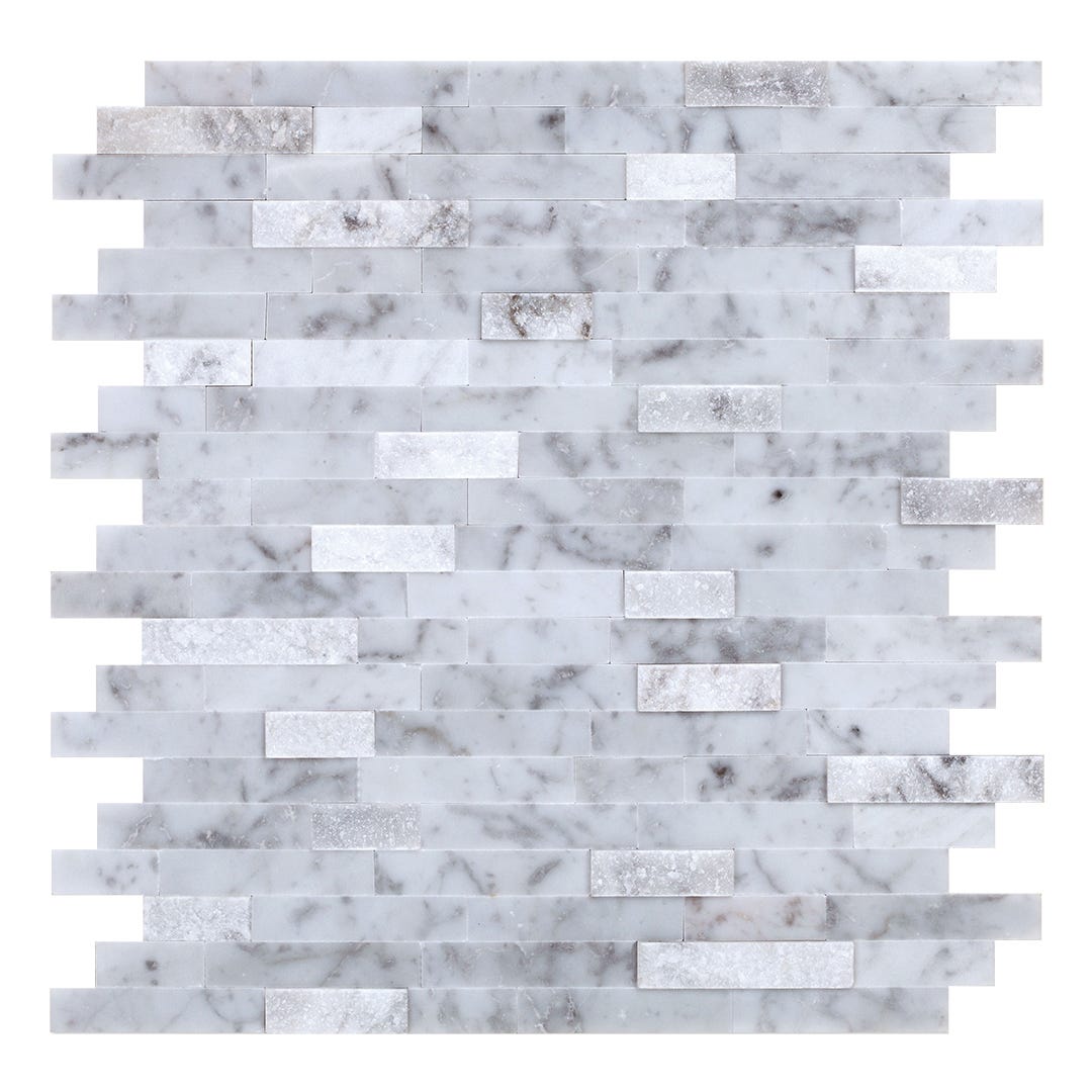 CAMARILLO Peel and Stick Wall Tile, 11.75-in. X 11.5-in. X 0.25-in., White