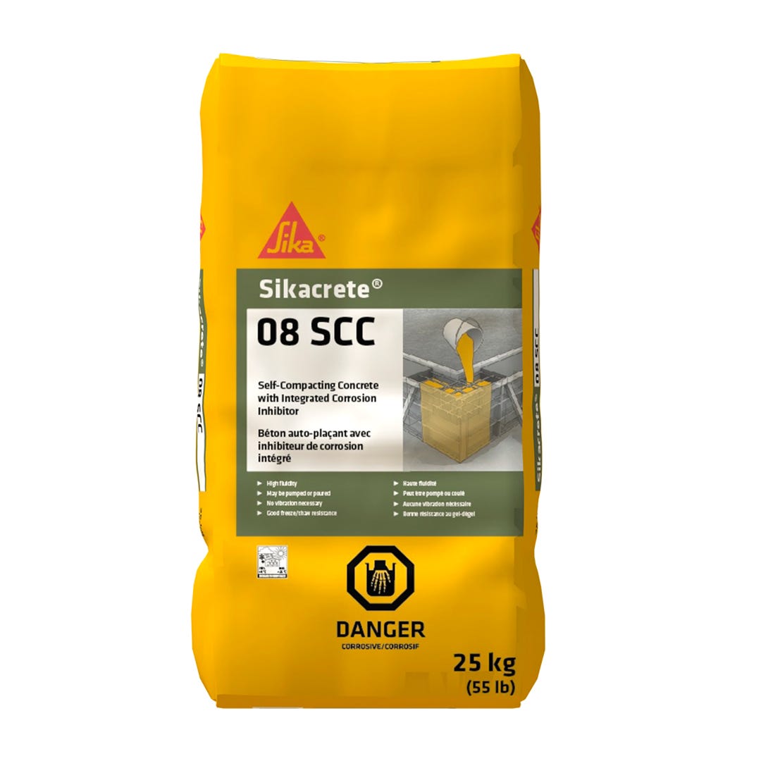 SIKACRETE 08 SCC Self-Leveling Concrete, 25 kg
