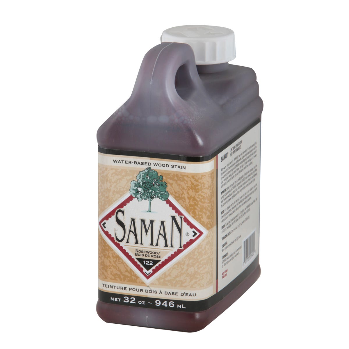 Water Based Wood Stain, Rosewood, 946 ml