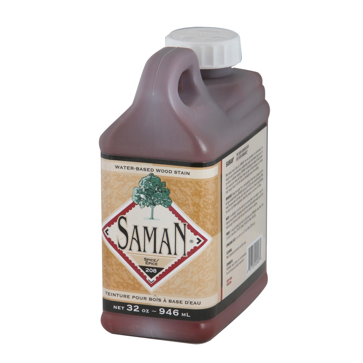 Water Based Wood Stain, Spicy, 946 ml