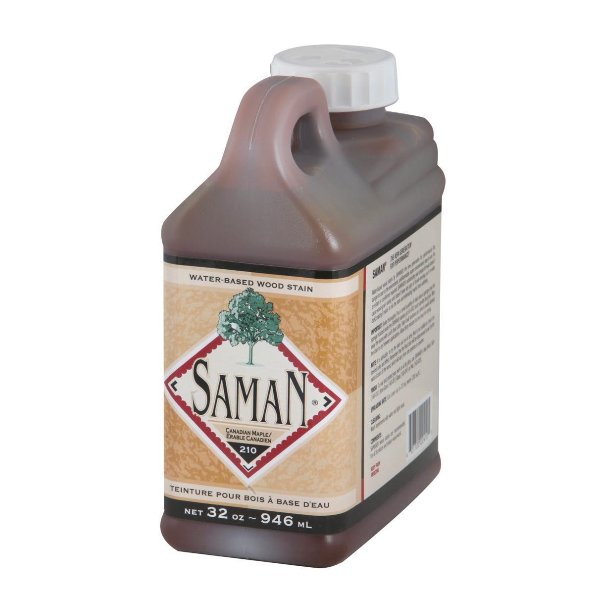 Water Based Wood Stain, Canadian Maple, 946 ml