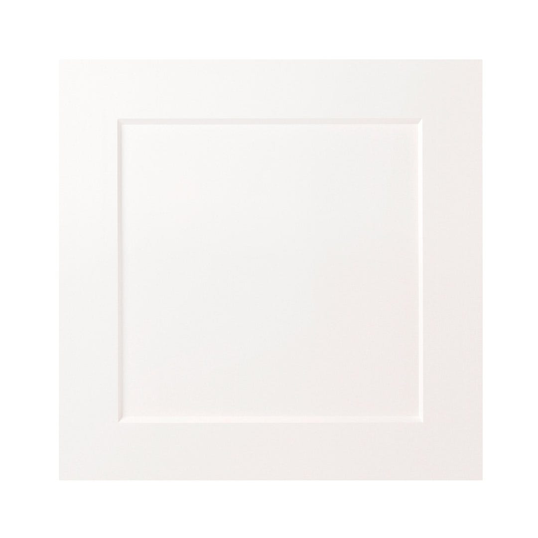 DAHLIA Door, 15 in. x 15 in., Polar White