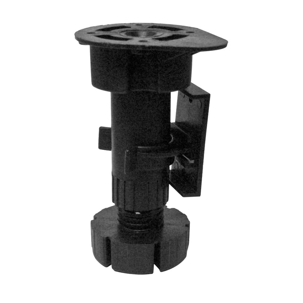 Plastic Leg, Black, 4/Pack