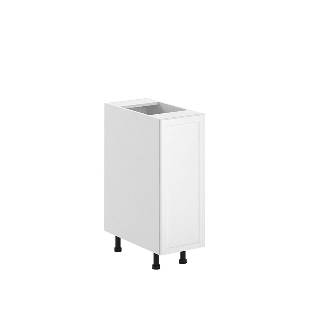 Base Cabinet, 1 Door, 12 in. x 34.5 in., Polar White