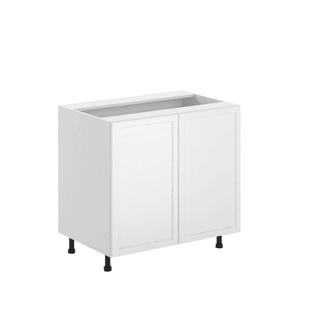 Base Cabinet, 2 Doors, 36 in. x 34.5 in., Polar White